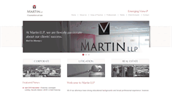 Desktop Screenshot of martinllp.net