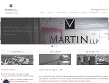 Tablet Screenshot of martinllp.net
